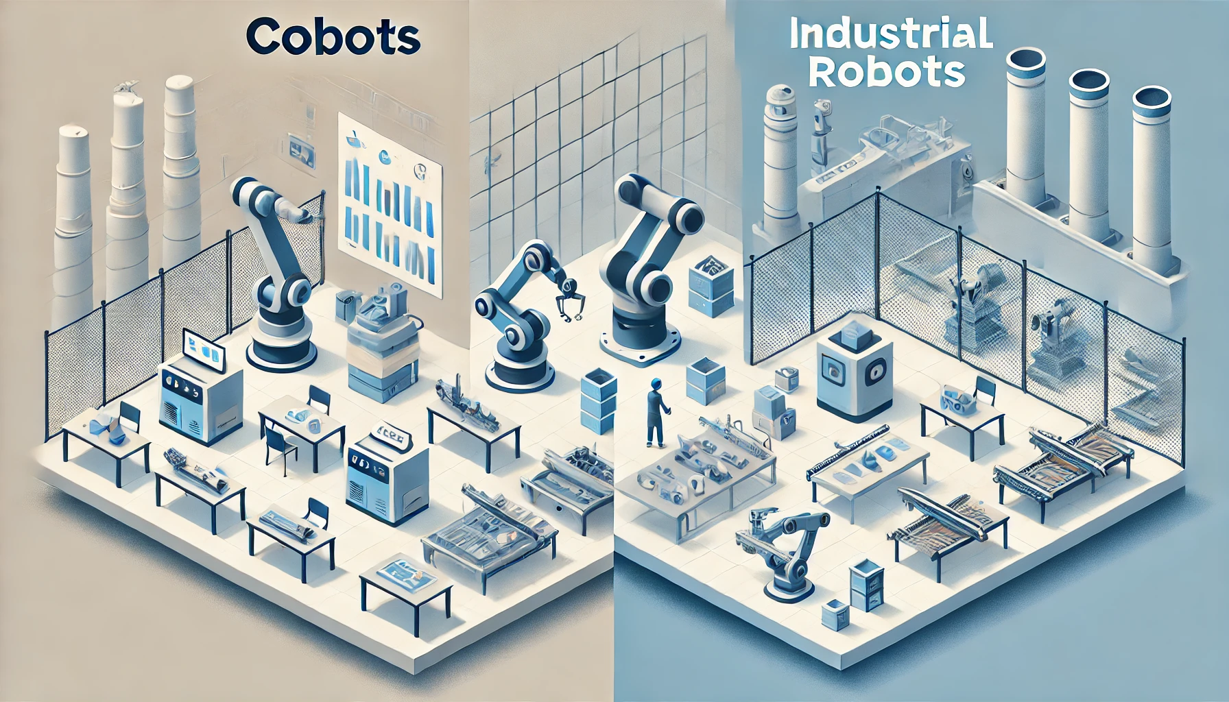 Cobots vs Industrial Robots